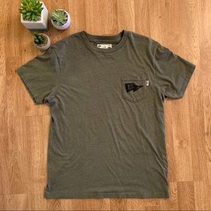 Men’s olive green Van’s t shirt